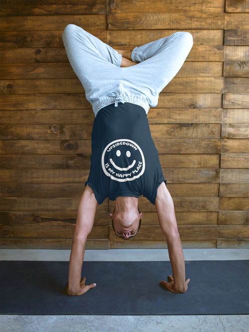 Upside Down is My Happy Place Men's T-Shirt