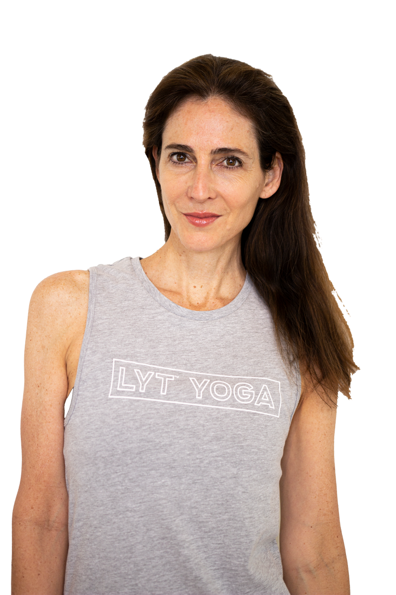 LYT Yoga Muscle Tank- Athletic Heather