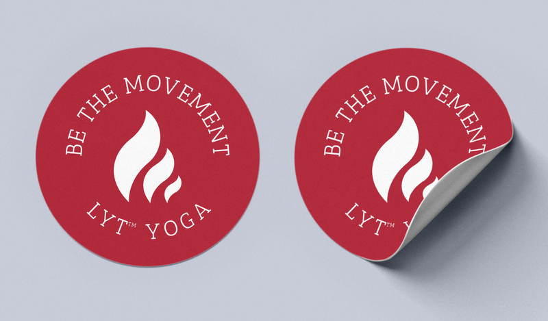 Be the Movement Red Sticker